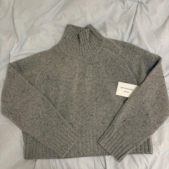 Guest in Residence Cropped Turtleneck - Picture 1 of 3